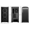PC korpuss be quiet! Shadow Base 800 FX Midi Tower Melns