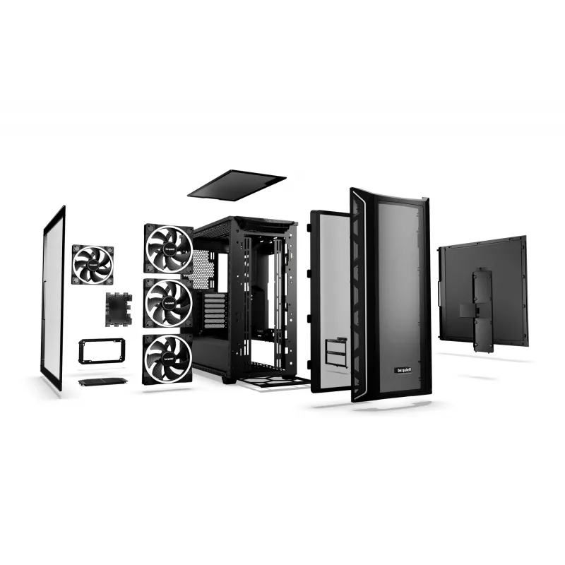 PC korpuss be quiet! Shadow Base 800 FX Midi Tower Melns