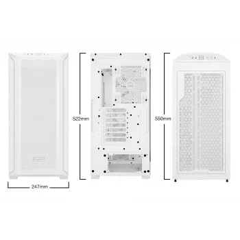 be quiet Shadow Base 800 FX balta Midi korpuss