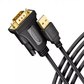 Axagon ADS-1PQN USB-A 2.0 - seriālais RS-232 DB9-M FTDI adaptera kabelis