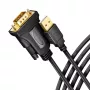 Axagon ADS-1PQN USB-A 2.0 - seriālais RS-232 DB9-M FTDI adaptera kabelis