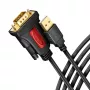 Axagon ADS-1PSN USB-A 2.0 - seriālais RS-232 DB9-M Prolific adaptera kabelis 1,5 m