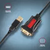 Axagon ADS-1PSN USB-A 2.0 - seriālais RS-232 DB9-M Prolific adaptera kabelis 1,5 m