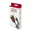 Axagon ADS-1PSN USB-A 2.0 - seriālais RS-232 DB9-M Prolific adaptera kabelis 1,5 m