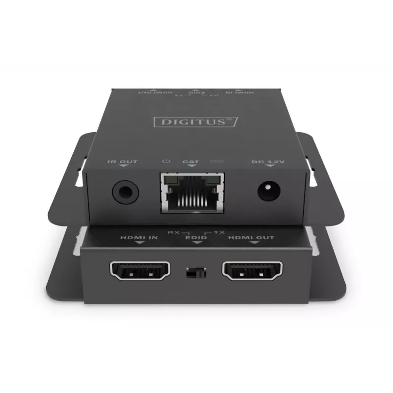 DIGITUS HDMI pagarinātāju komplekts - 4K/30Hz 70m PoC IR
