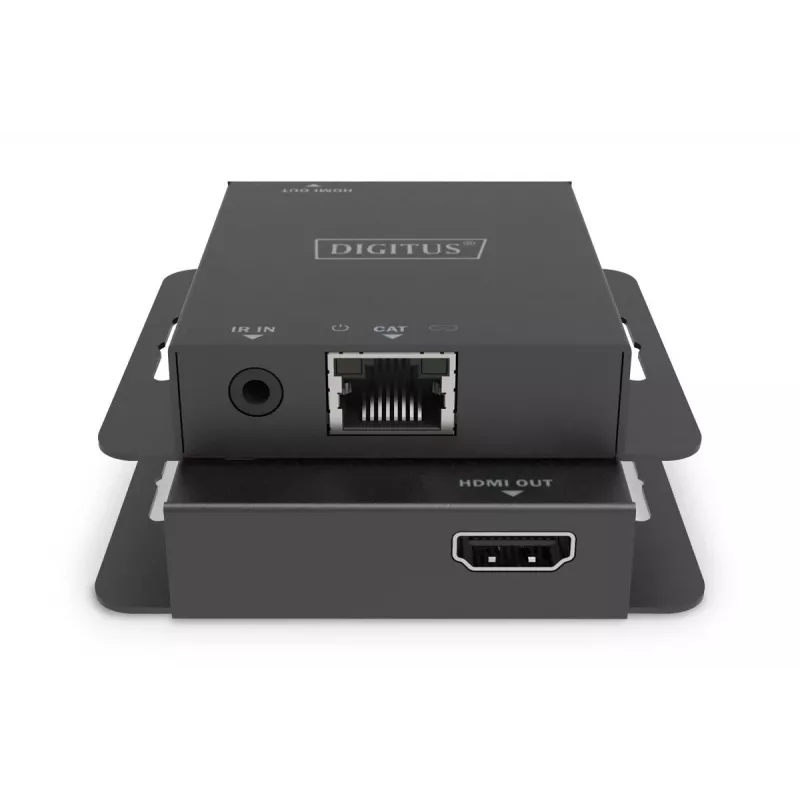 DIGITUS HDMI pagarinātāju komplekts - 4K/30Hz 70m PoC IR