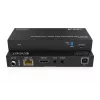 DIGITUS HDBaseT KVM pagarinātāju komplekts - 150m 4K/60Hz USB 1.1 PoC IR melns
