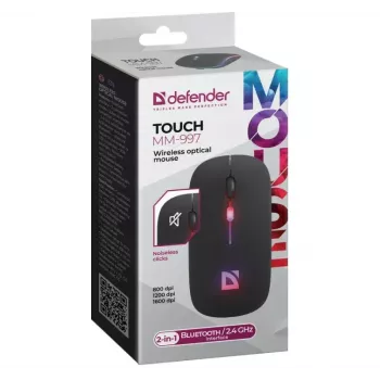 Bezvadu pele DEFENDER TOUCH MM-997 saskarne
