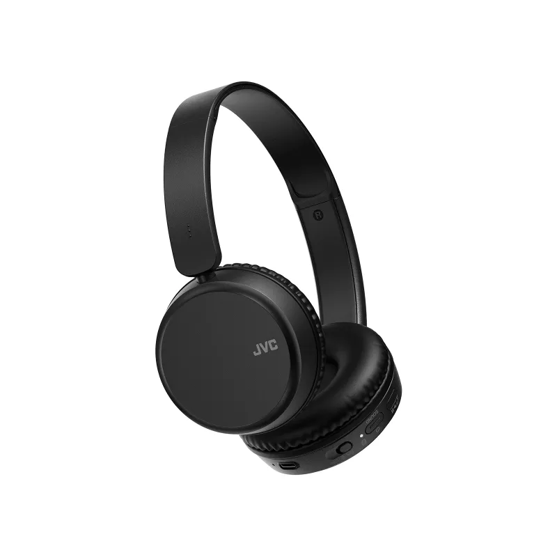 JVC Deep Bass Bluetooth On Ear Melns, bezvadu, zvani/mūzika, 20–20000 Hz, 157 g, austiņas, melnas
