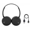 JVC Deep Bass Bluetooth On Ear Melns, bezvadu, zvani/mūzika, 20–20000 Hz, 157 g, austiņas, melnas