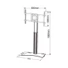 Techly ICA-TR39 TV skapis/izklaides centrs