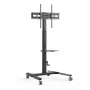Techly ICA-TR228 multimedia cart/stand Melns Flat panel