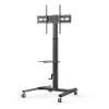 Techly ICA-TR228 multimedia cart/stand Melns Flat panel
