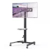 Techly ICA-TR228 multimedia cart/stand Melns Flat panel