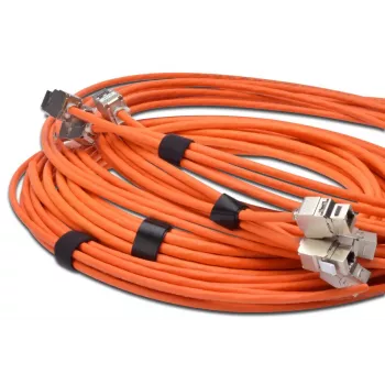 DIGITUS Velcro lente, 20 mm plata strukturētai kabeļošanai, 10 m rullis, krāsa: melna