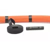 DIGITUS Velcro lente, 20 mm plata strukturētai kabeļošanai, 10 m rullis, krāsa: melna