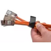 DIGITUS Velcro lente, 20 mm plata strukturētai kabeļošanai, 10 m rullis, krāsa: melna