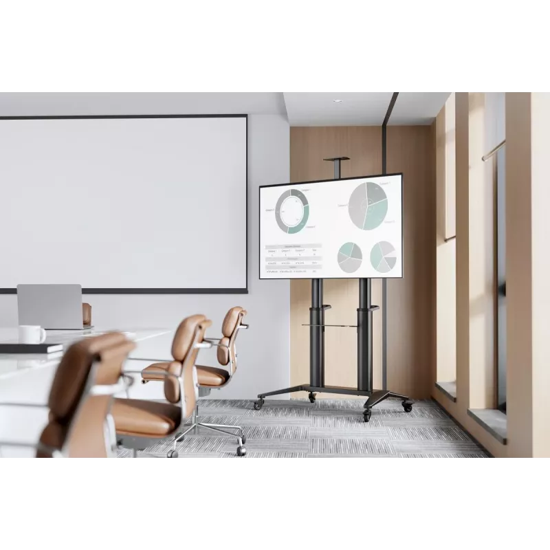 Digitus Collaboration Trolley DA-90452 Maksimālais svars 140 kg, ekrāna izmērs 70-120 collas