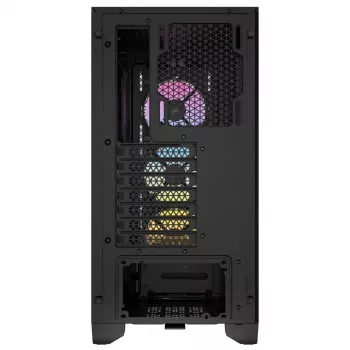 CORSAIR Mid-tower Pc Case - 3000d RGB Airflow - Melns