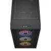 CORSAIR Mid-tower Pc Case - 3000d RGB Airflow - Melns