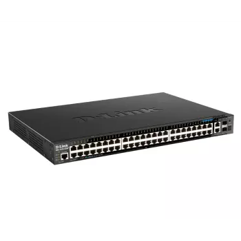 D-Link DGS-1520-52MP Pārvaldāms L3 Gigabit Ethernet (10/100/1000) Power over Ethernet (PoE) 1U Melns