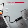 Axagon ADSA-FP2A interfeisa karte USB 3.2 Gen 1 SATA vīrišķais melns