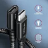 Axagon BUCM32-CF05AB SPEED+ USB-C USB 20Gbps pagarinājuma kabelis 0,5 m