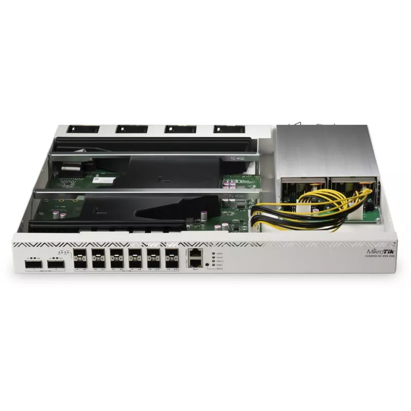 vadu maršrutētājs Mikrotik CCR2216-1G-12XS-2XQ Gigabit Ethernet 2000 MHz sudrabains