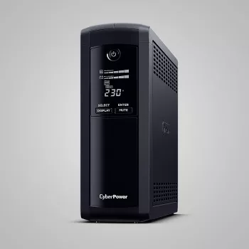 CyberPower Tracer III VP1200ELCD-FR nepārtrauktās barošanas avots (UPS) Line-Interactive 1.2 kVA 720 W 5 AC kontaktligzdas