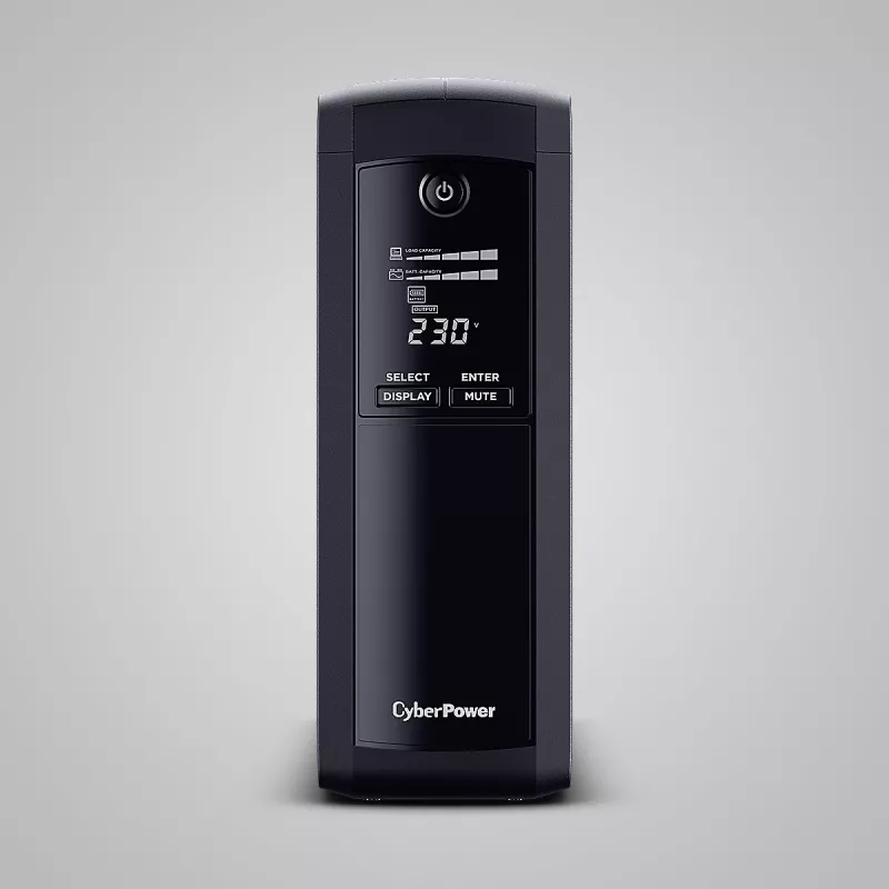 CyberPower Tracer III VP1200ELCD-FR nepārtrauktās barošanas avots (UPS) Line-Interactive 1.2 kVA 720 W 5 AC kontaktligzdas