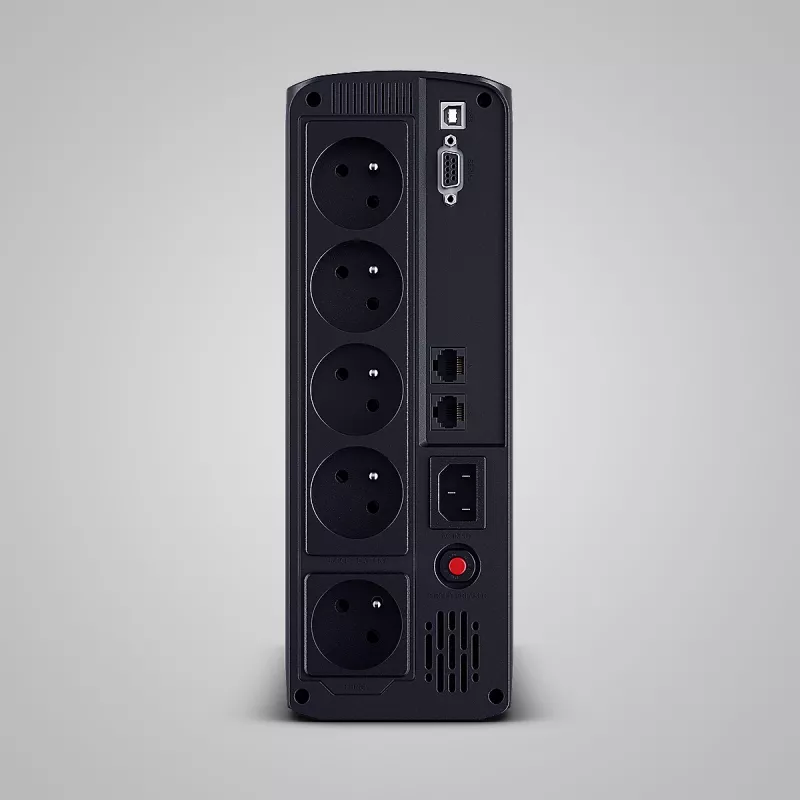 CyberPower Tracer III VP1200ELCD-FR nepārtrauktās barošanas avots (UPS) Line-Interactive 1.2 kVA 720 W 5 AC kontaktligzdas