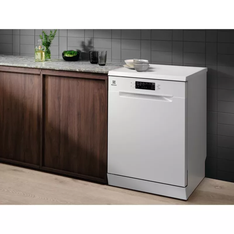 Electrolux Serie 300 ESA47210SW trauku mazgājamā mašīna Brīvi stāvoša 13 galda klājumu komplekti
