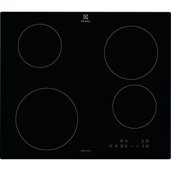 Electrolux Serie 300 LIB60420CK Melns Iebūvējams 59 cm Zonu indukcijas plīts virsma 4 zonu(-as)