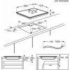 Electrolux Serie 300 LIB60420CK Melns Iebūvējams 59 cm Zonu indukcijas plīts virsma 4 zonu(-as)