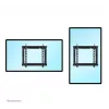 Neomounts WL95-800BL1 Videowall sienas kronšteins 42-70 collas - izbīdāms - maks. 35 kg