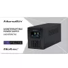 Nepārtrauktās barošanas avots QOLTEC 53770, līnijinteraktīvais UPS 1.5 kVA (900 W), 2 C13 kontaktligzdas, AVR, LCD, USB Type-B