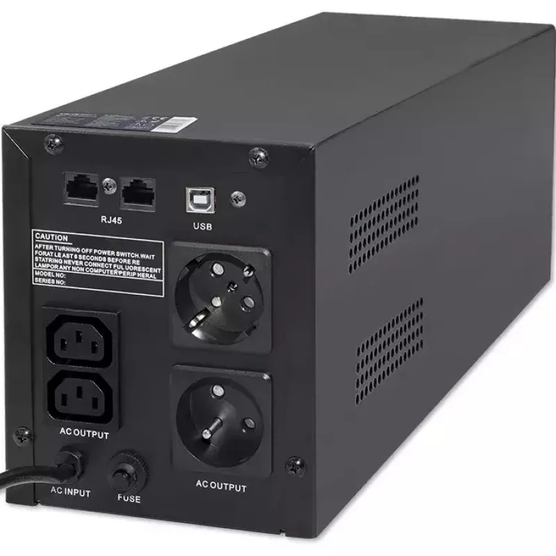 Qoltec 53777 UPS Line-Interactive 2 kVA 1200 W 4 AC izejas