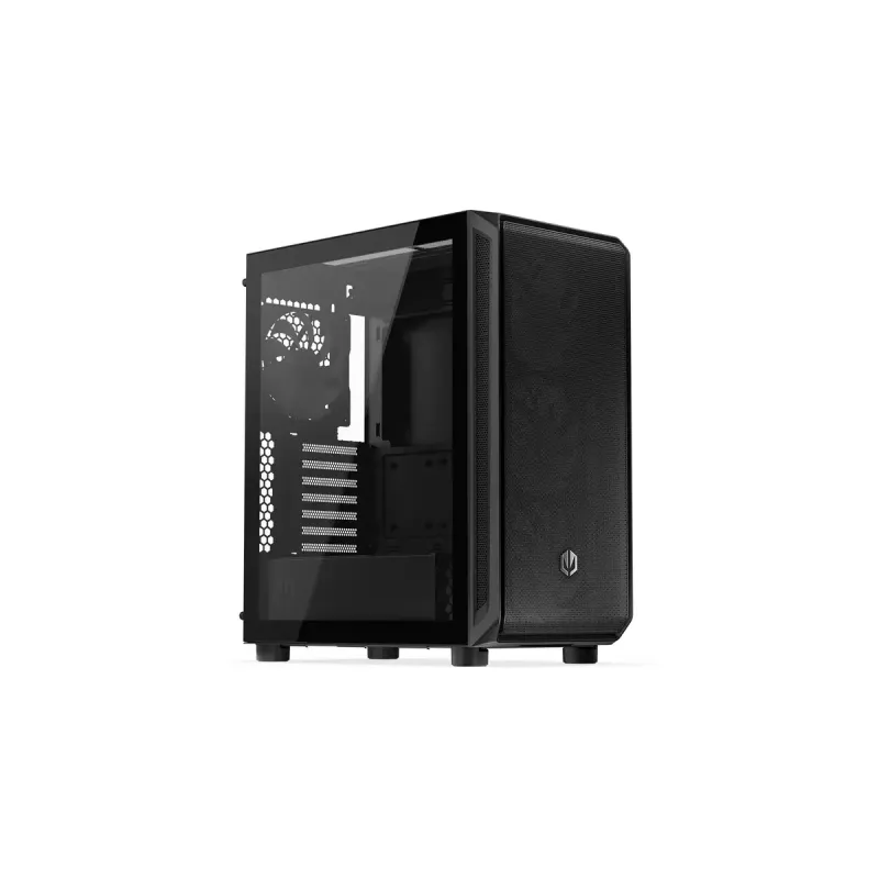 PC korpuss ENDORFY Arx 500 ARGB ATX Melns — rūdīts stikls, ARGB, ATX, max GPU 350 mm, CPU dzesētāja augstums 179 mm, 7 paplašināšanas sloti