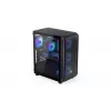 PC korpuss ENDORFY Arx 500 ARGB ATX Melns — rūdīts stikls, ARGB, ATX, max GPU 350 mm, CPU dzesētāja augstums 179 mm, 7 paplašināšanas sloti