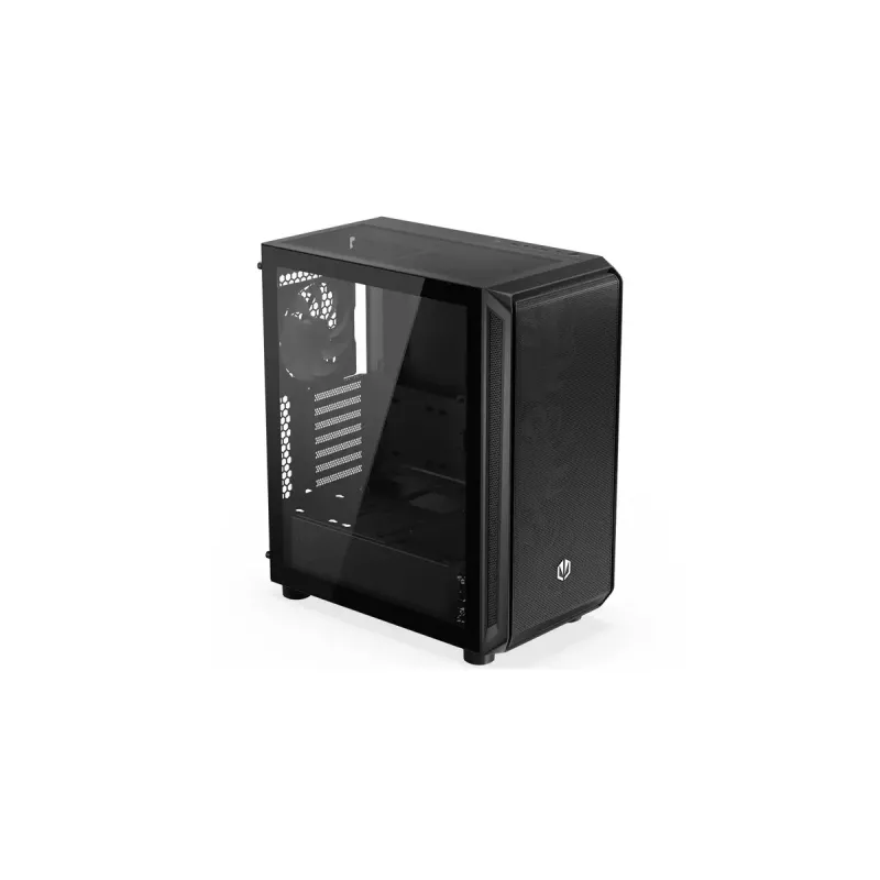 PC korpuss ENDORFY Arx 500 ARGB ATX Melns — rūdīts stikls, ARGB, ATX, max GPU 350 mm, CPU dzesētāja augstums 179 mm, 7 paplašināšanas sloti