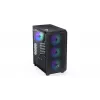 PC korpuss ENDORFY Arx 500 ARGB ATX Melns — rūdīts stikls, ARGB, ATX, max GPU 350 mm, CPU dzesētāja augstums 179 mm, 7 paplašināšanas sloti