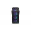 PC korpuss ENDORFY Arx 500 ARGB ATX Melns — rūdīts stikls, ARGB, ATX, max GPU 350 mm, CPU dzesētāja augstums 179 mm, 7 paplašināšanas sloti