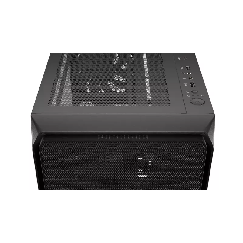 PC korpuss ENDORFY Arx 500 ARGB ATX Melns — rūdīts stikls, ARGB, ATX, max GPU 350 mm, CPU dzesētāja augstums 179 mm, 7 paplašināšanas sloti