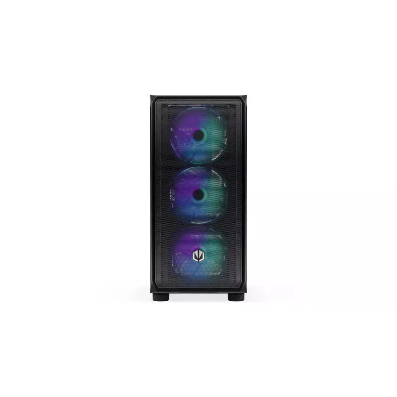 PC korpuss ENDORFY Arx 500 ARGB ATX Melns — rūdīts stikls, ARGB, ATX, max GPU 350 mm, CPU dzesētāja augstums 179 mm, 7 paplašināšanas sloti