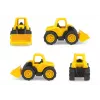 Rotaļlietu ekskavatora kaste Lena Workies 01262 plastmasas celtniecības transportlīdzeklis smiltīm un rotaļām