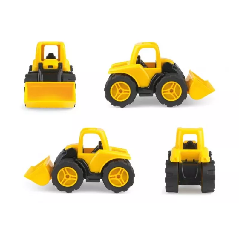 Rotaļlietu ekskavatora kaste Lena Workies 01262 plastmasas celtniecības transportlīdzeklis smiltīm un rotaļām