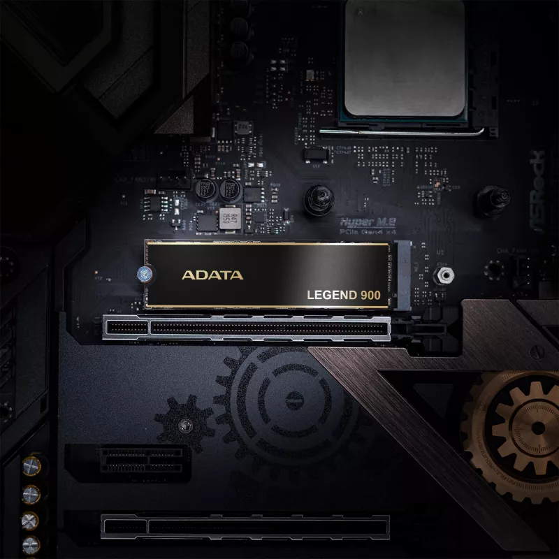 SSD M.2 2280 ADATA LEGEND 900 512 GB PCIe 4.0 NVMe 7000/5400 MB/s, TBW 1200, AES aparatūras šifrēšana