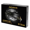 SSD M.2 2280 ADATA LEGEND 900 512 GB PCIe 4.0 NVMe 7000/5400 MB/s, TBW 1200, AES aparatūras šifrēšana
