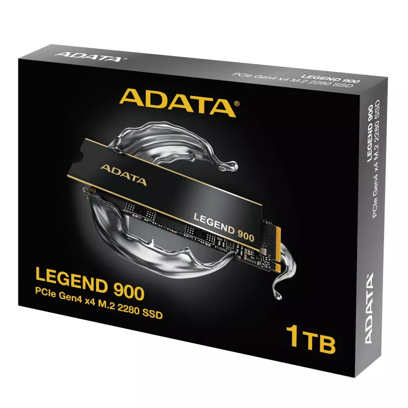 Iekšējais M.2 SSD ADATA LEGEND 900 1TB PCIe 4.0 NVMe (2280) 7000/5400 MB/s, 3D NAND, TBW 1200