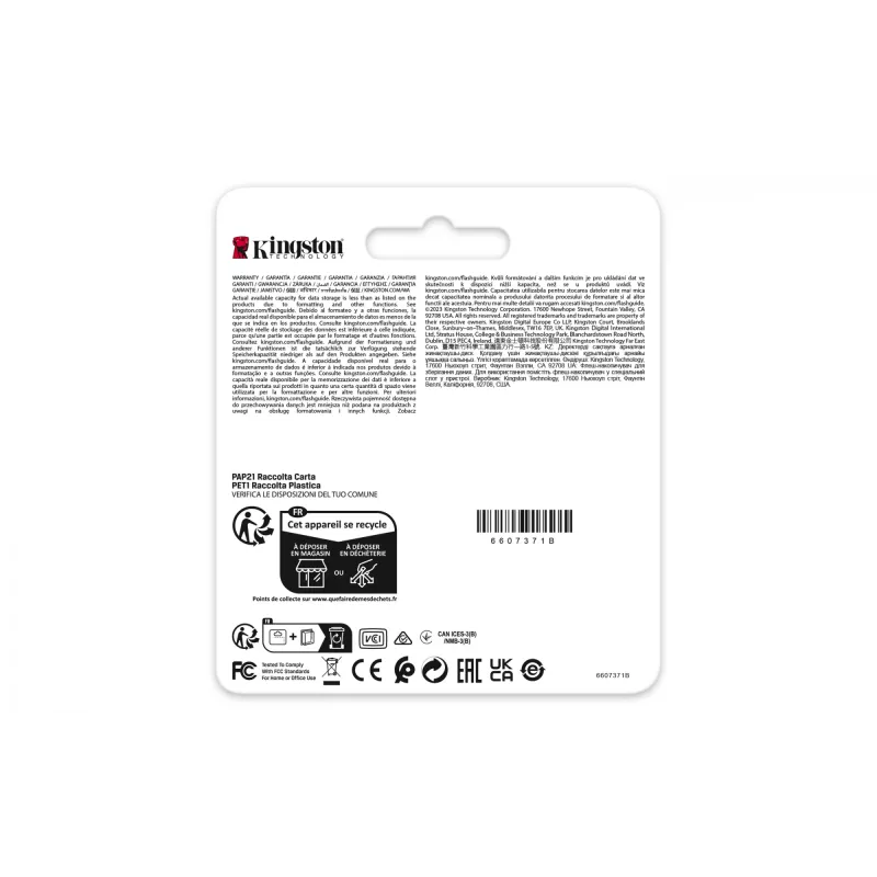 Kingston Technology 16G SDHC Industrial pSLC, 16 GB, SDHC, Class 10, UHS-I, 100 MB/s, 80 MB/s